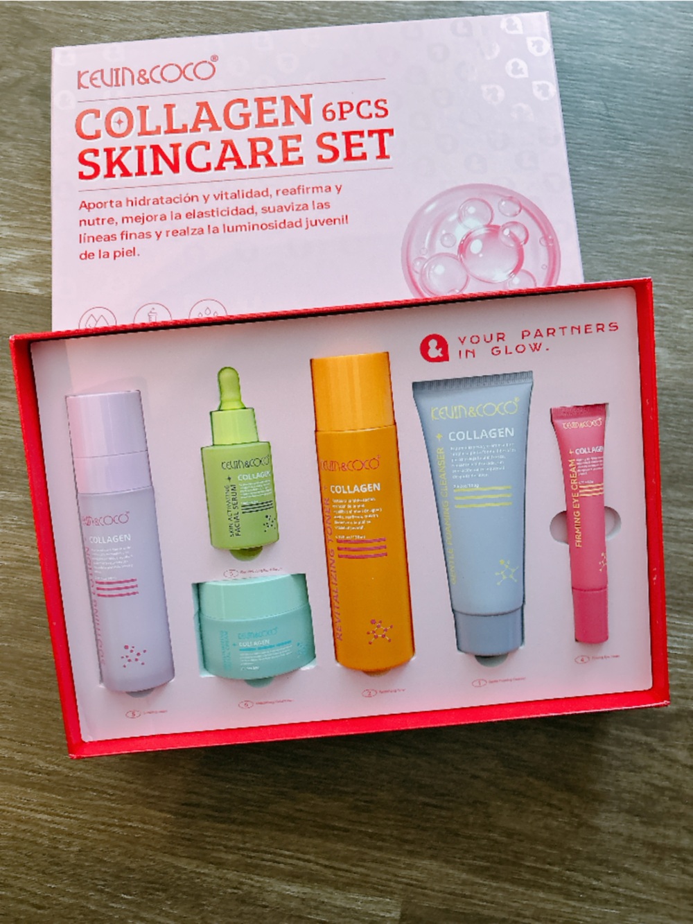 Kevin & Coco Collagen 6-Piece Skincare Set -